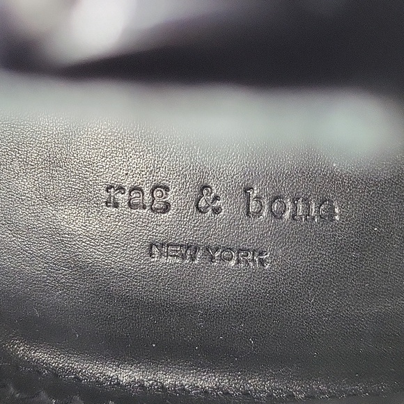 706- Rag & Bone Suede Knee Boots Charcoal Color Size 7.5 - Picture 8 of 9